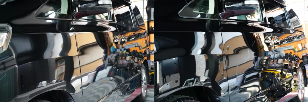 熊谷市 トヨタ アルファード ホイール 洗浄 施工前後 比較